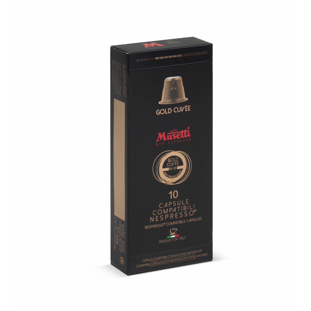 Untitled design (5) Капсули Musetti Gold Cuvée - Nespresso съвместими 10 бр. - Image 1