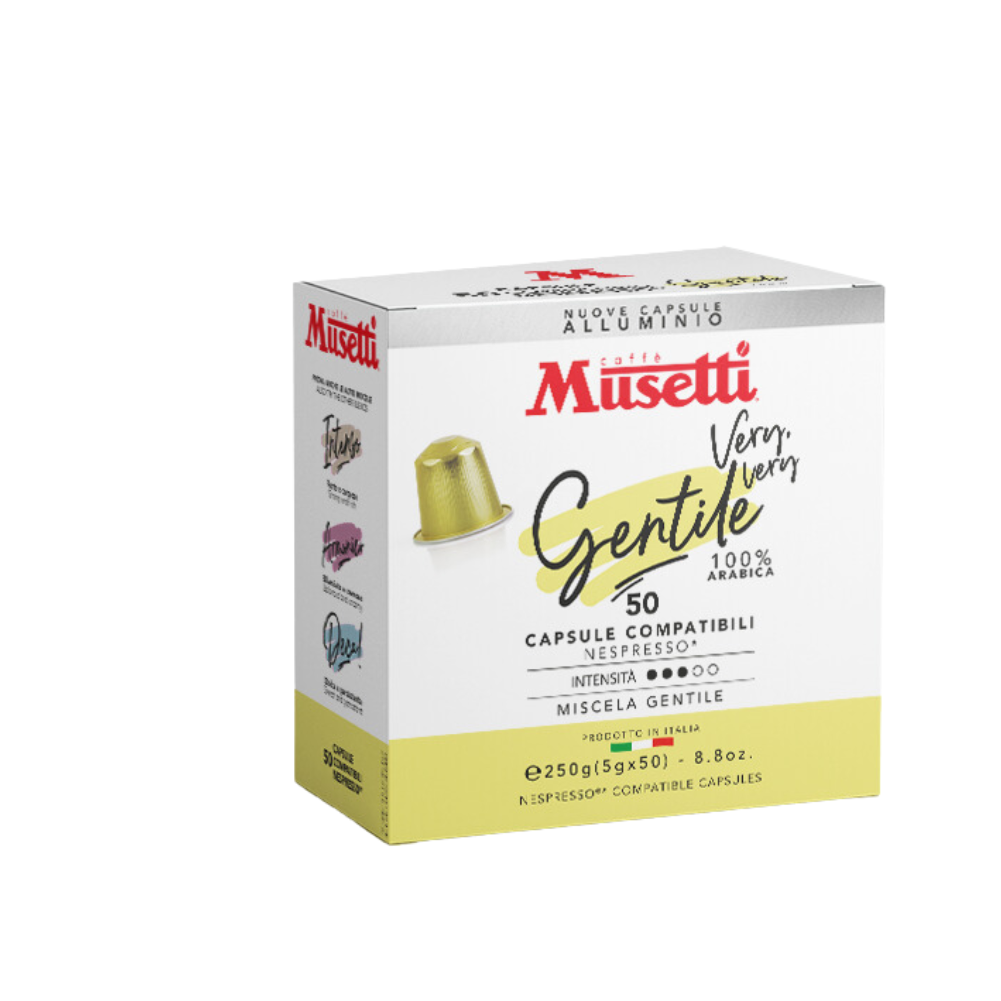 nespresso50gentile Капсули Musetti GENTILE - Nespresso съвместими 50 бр. - Image 1