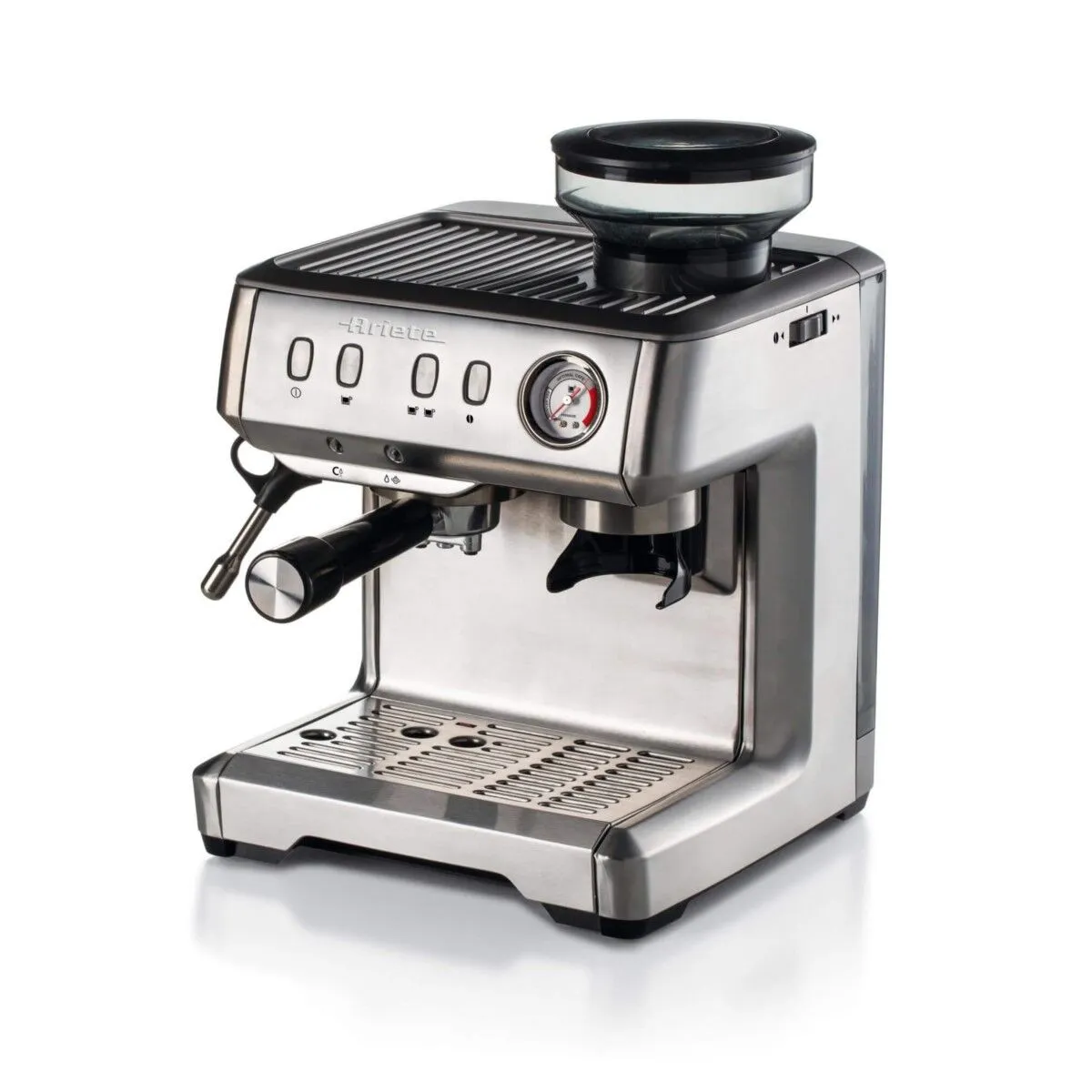 Кафемашина-ESPRESSO-METAL-за-кафе-на-зърна-и-E.S.E-дози-Кафемашини-ARIETE Кафемашина Ariete ESPRESSO METAL - Image 1